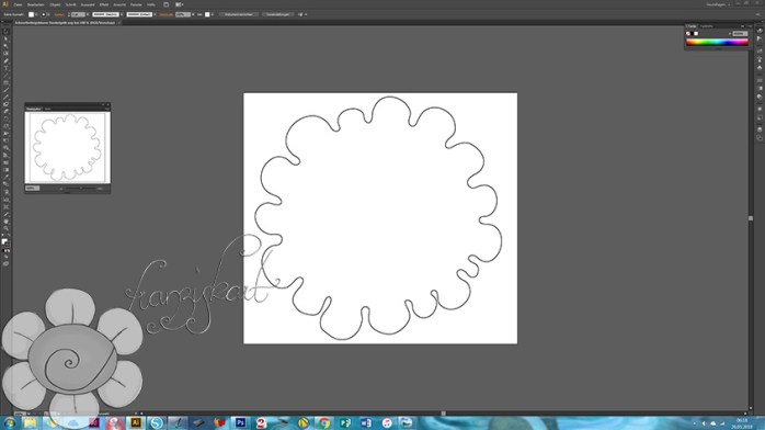 Schmetterlingsblume Illustrator Kopie