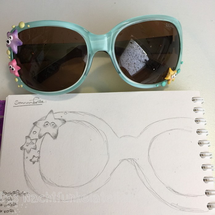 Fimo Sonnenbrille Skizze Kopie